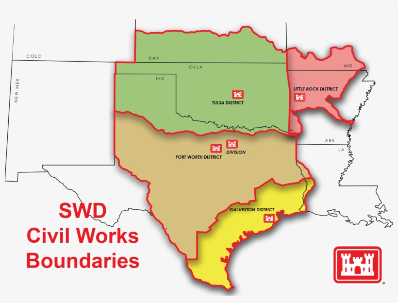The Southwestern Division, Headquartered In Dallas, - Us Army Corps Of Engineers, transparent png download