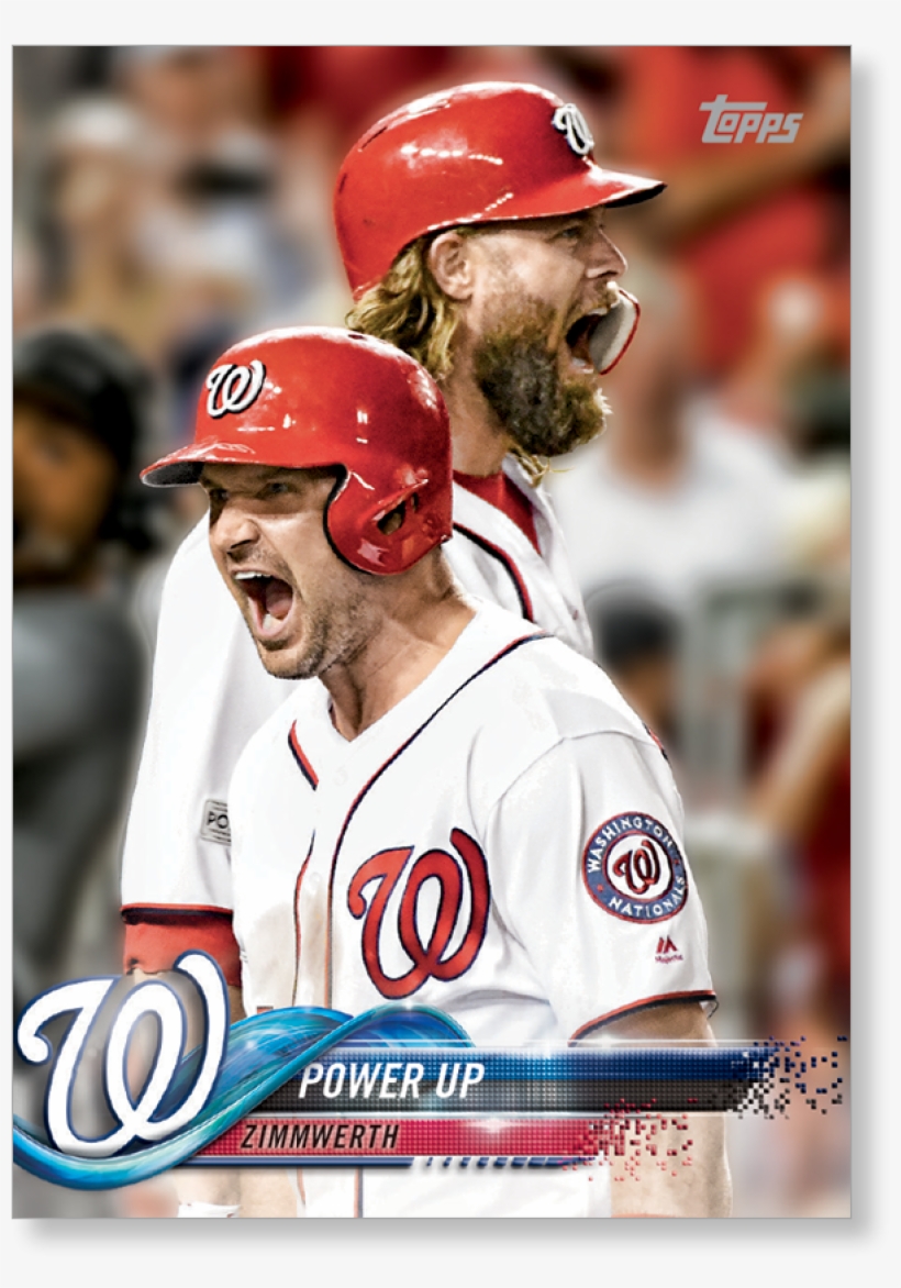 2018 Topps Baseball Series 2 Washington Nationals Base, transparent png download