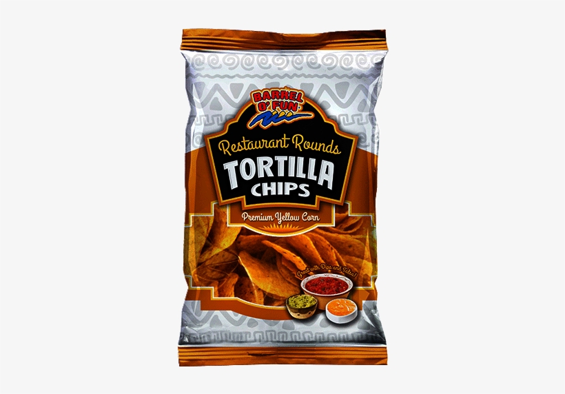 Barrel O Fun Deli Tostada Tortilla Chips - Barrel O' Fun Mini Rounds Tortilla Chips, 10 Oz, transparent png download