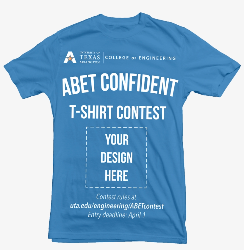 Abet T Shirt Contest Ad Featuring A T Shirt - T-shirt, transparent png download
