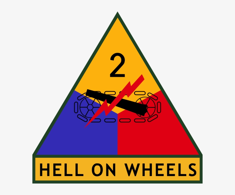 2nd Armored Division Hell On Wheels, Us Army - 4th Armored Division Logo, transparent png download