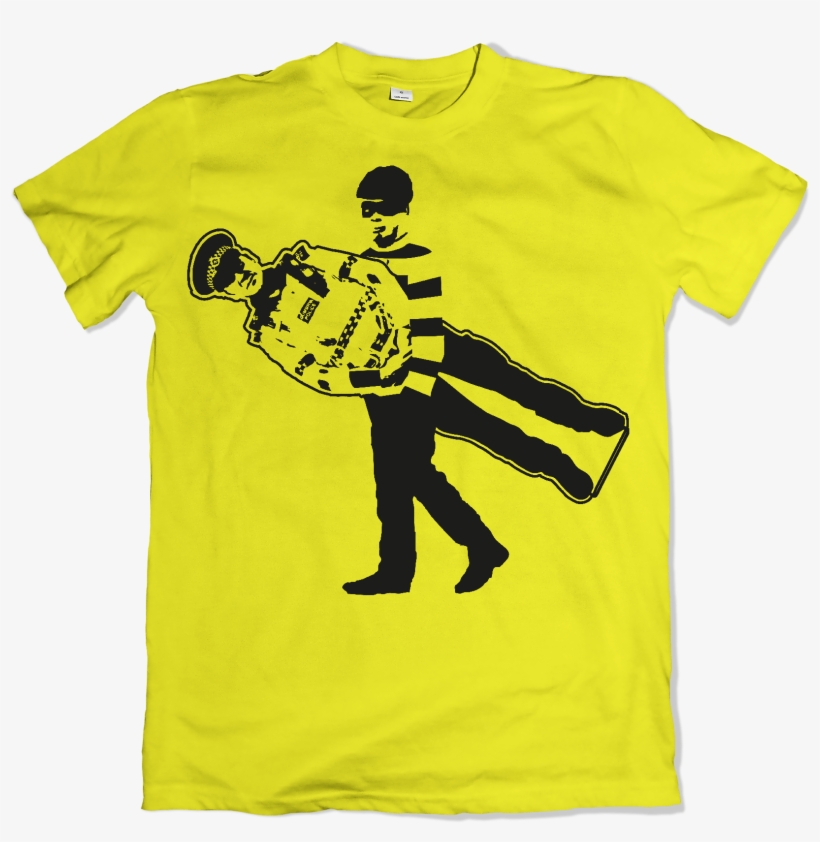 Cardboard Cop T Shirt Design - T-shirt, transparent png download