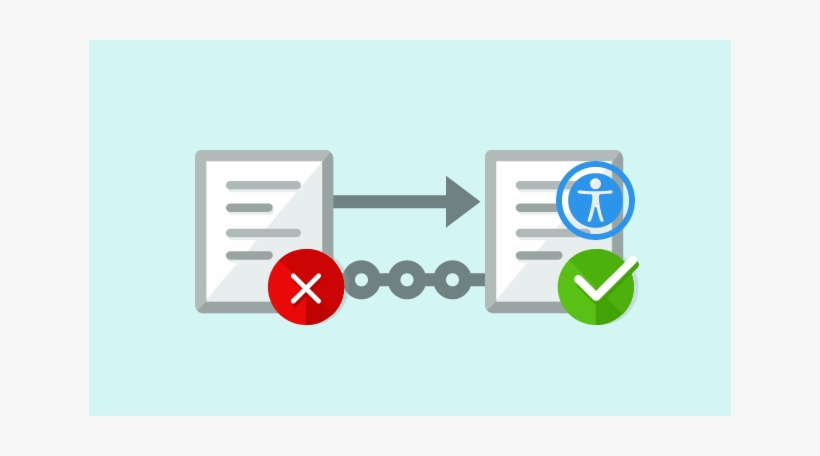 Two Cartoon Documents Side By Side, Separated By An - Pdf, transparent png download