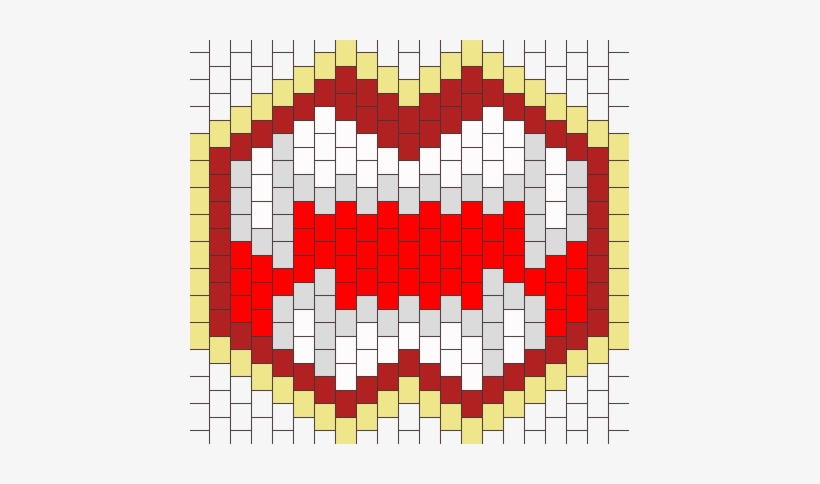 Vampire Fang Mask Bead Pattern - Alton Towers, transparent png download