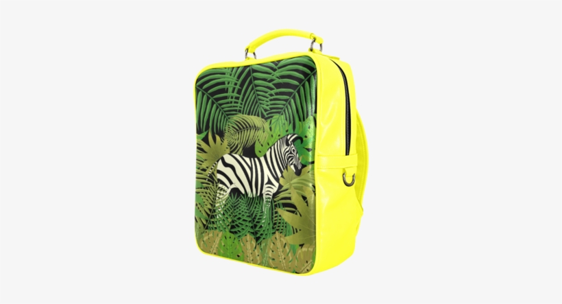 Psylocke Leather Hiking Backpack With Zebra Banana - Backpack, transparent png download