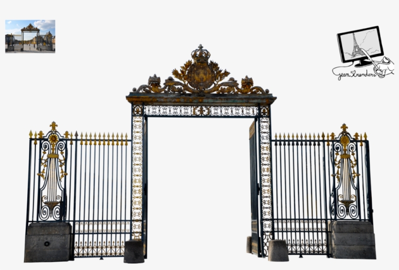 Gate Png Transparent Image - Palace Of Versailles, transparent png download
