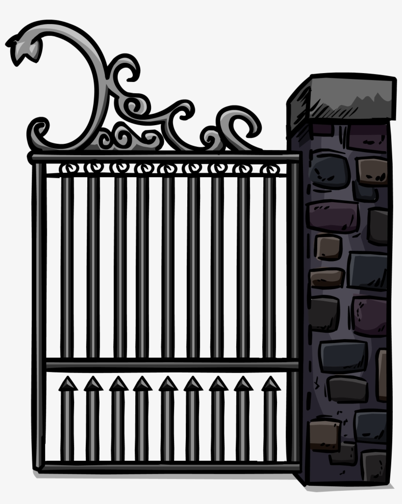 Iron Gate Sprite 006 - Gate Sprite, transparent png download