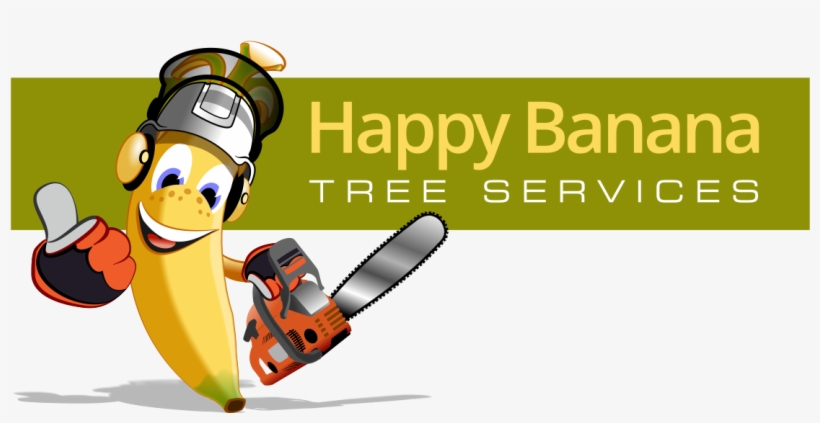 Happy Banana Tree Services Logo - West Midlands, transparent png download