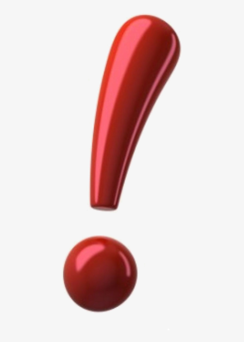 Exclamation Point Png - Signo De Admiracion Rojo, transparent png download