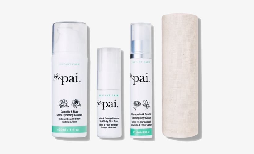Pai Anywhere Essentials Travel Kit Instant Calm Collection - Pai Skincare Anywhere Essentials Instant Calm Travel, transparent png download