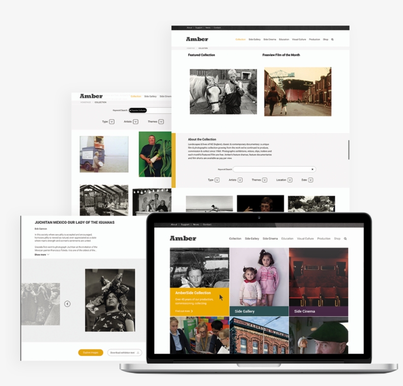 The Amber Collective Website Design - Graciela Iturbide, transparent png download