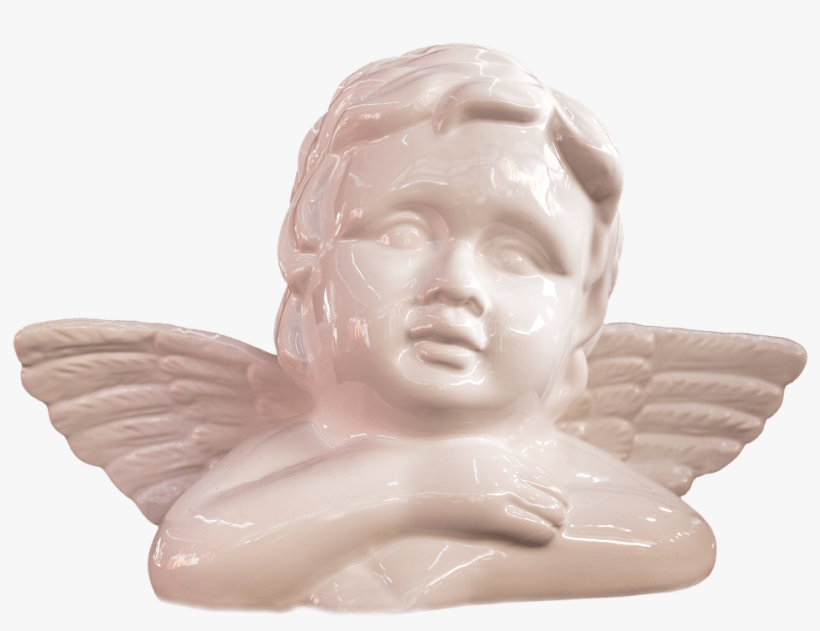 Porcelain Angel - Vintage Porcelain Angel Figurine, transparent png download