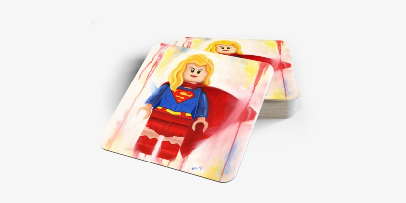 Supergirl Coasters - Flash, transparent png download