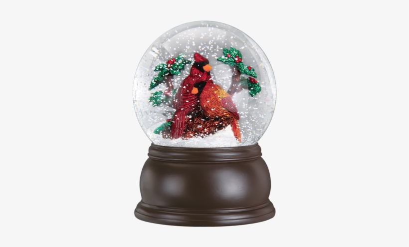 Pair Of Cardinals Snow Globe - Old World Christmas Pair Of Cardinals Snow Globe, transparent png download