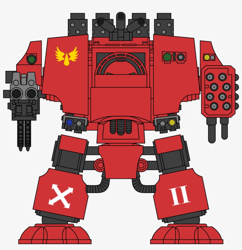 Dreadnought Ven Blood Angels - Thumbnail, transparent png download