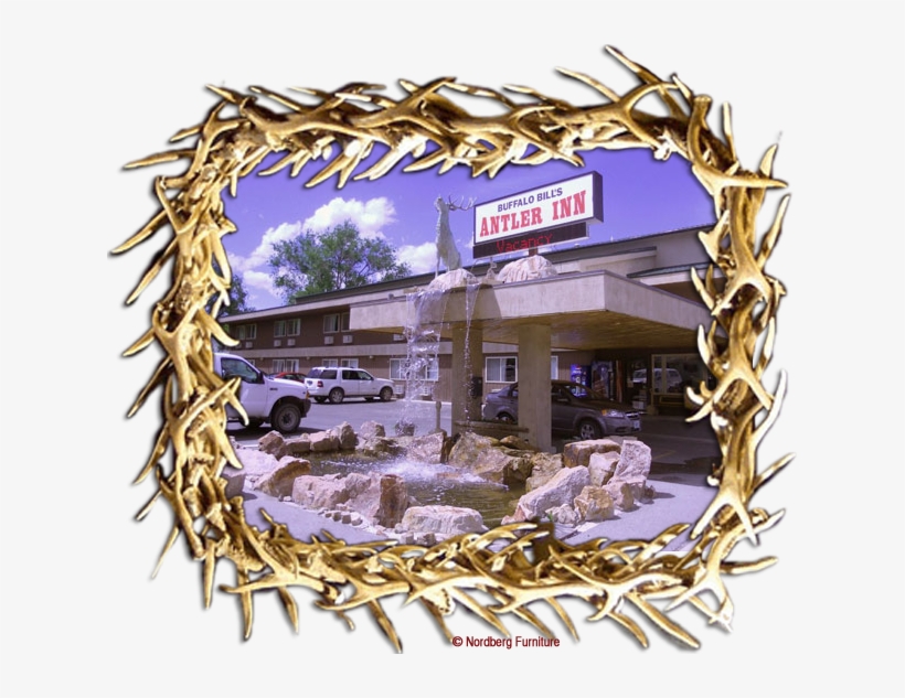 Buffalo Bills Antlers Inn Near Yellowstone National - Buffalo Bill Antler Inn, transparent png download