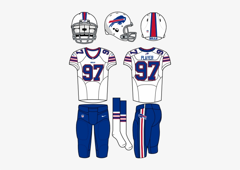 Buffalo Bills - Miami Dolphins Road Uniform, transparent png download