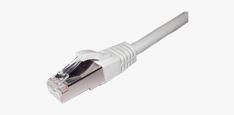 3m Cat6a S/ftp Lsoh Snagless White Patch Lead - Cable Rj45, transparent png download