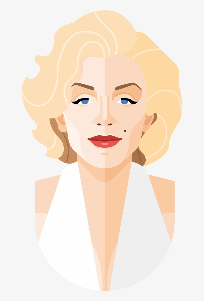 Marilyn Monroe Poster - Illustration, transparent png download