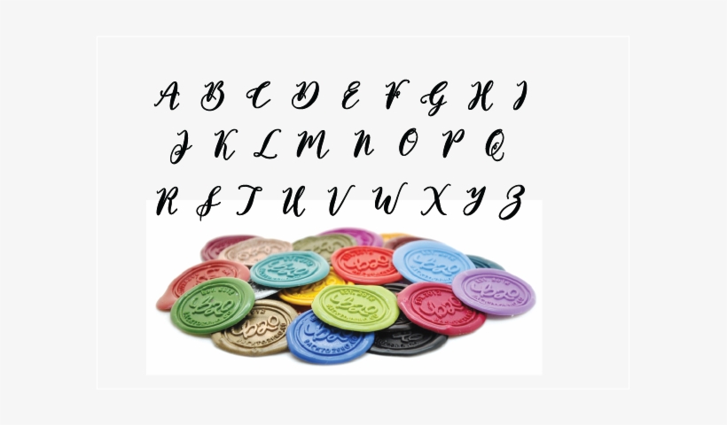 Copperplate Calligraphy Wedding Wax Seal Stamp - Initial Wax Seal Gothic, transparent png download