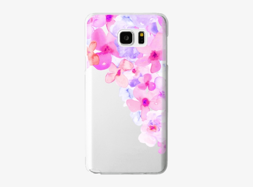 Bright Purple Watercolor Flowers Painted Floral Design - Hydrangea, transparent png download