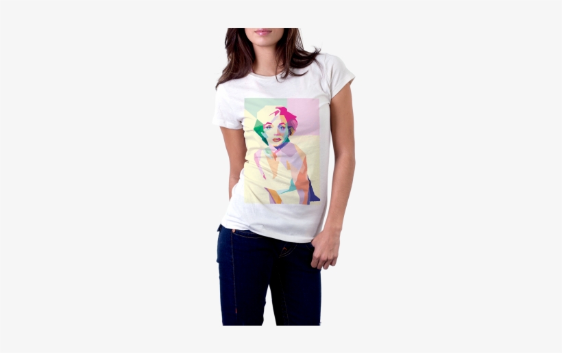 Marilyn Monroe Pop Art T-shirt - Camiseta De A Culpa E Das Estrelas, transparent png download