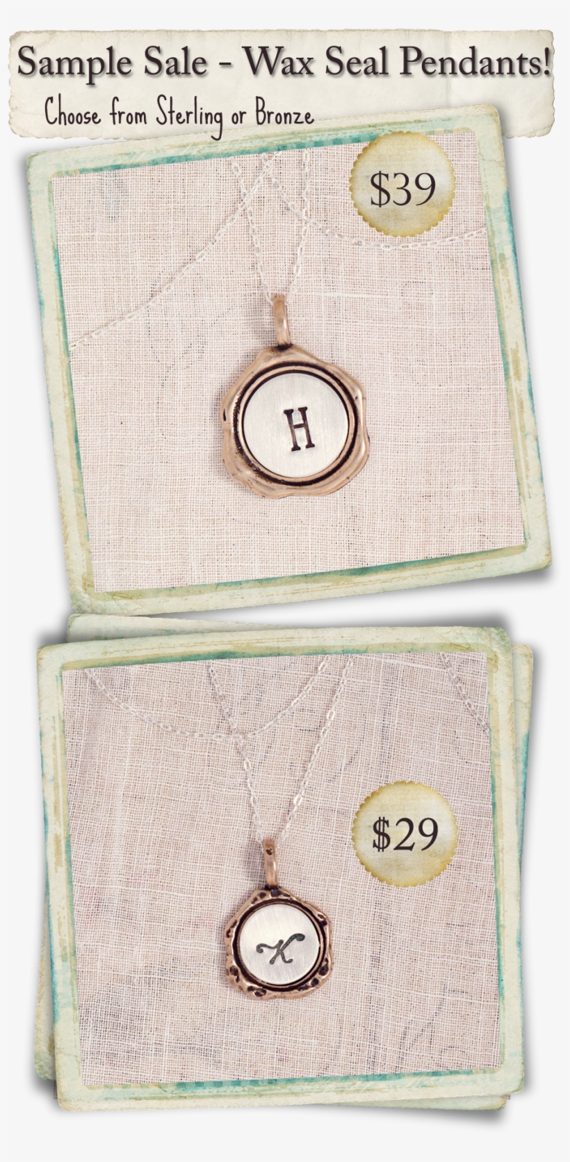 Wax Seal Necklace - Number, transparent png download