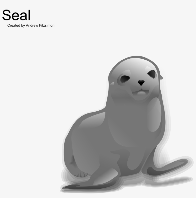Clipart - Seal Clip Art, transparent png download