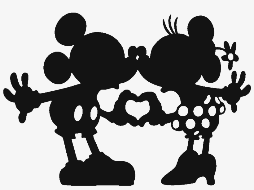 Php5 Disney Diy, Disney Crafts, Disney Trips - Mickey And Minnie Silhouette Png, transparent png download