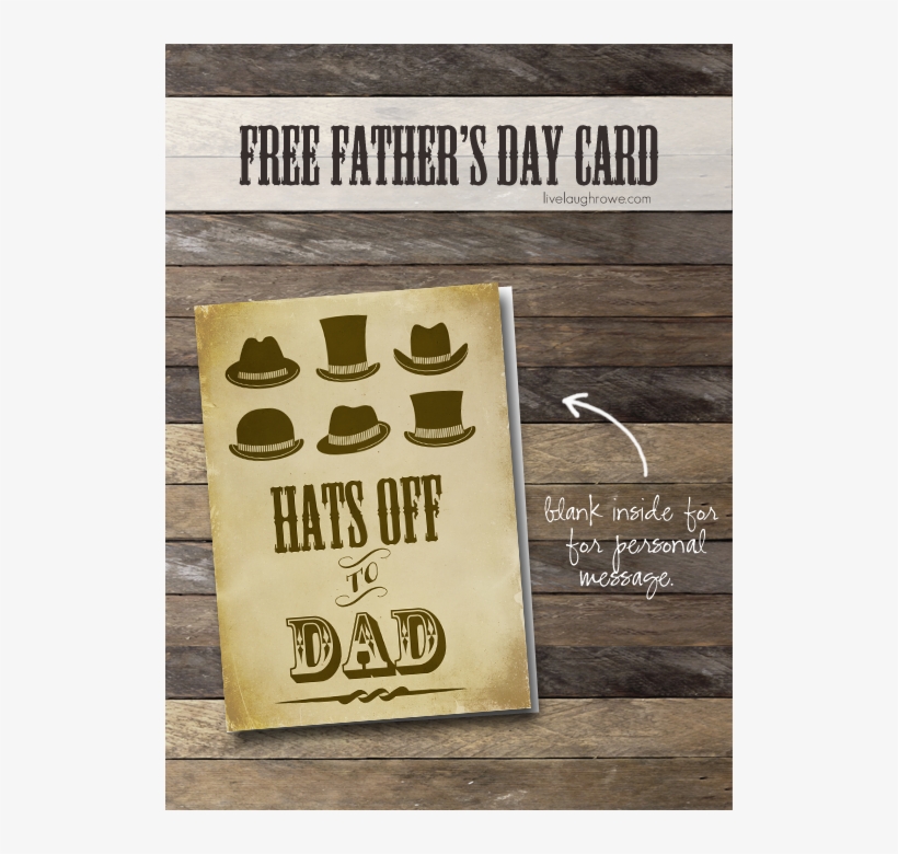 Free Fathers Day Printable Card - Fathers Day Cards, transparent png download
