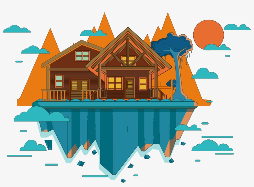Royalty Free Adobe Clipart Egyptian House - Vector Illustrator City, transparent png download