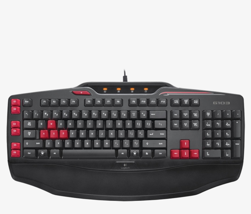 Logitech G103, transparent png download
