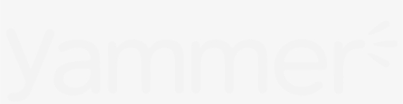 We Have Expertise In All Things Microsoft And Sharepoint - Yammer Logo White, transparent png download