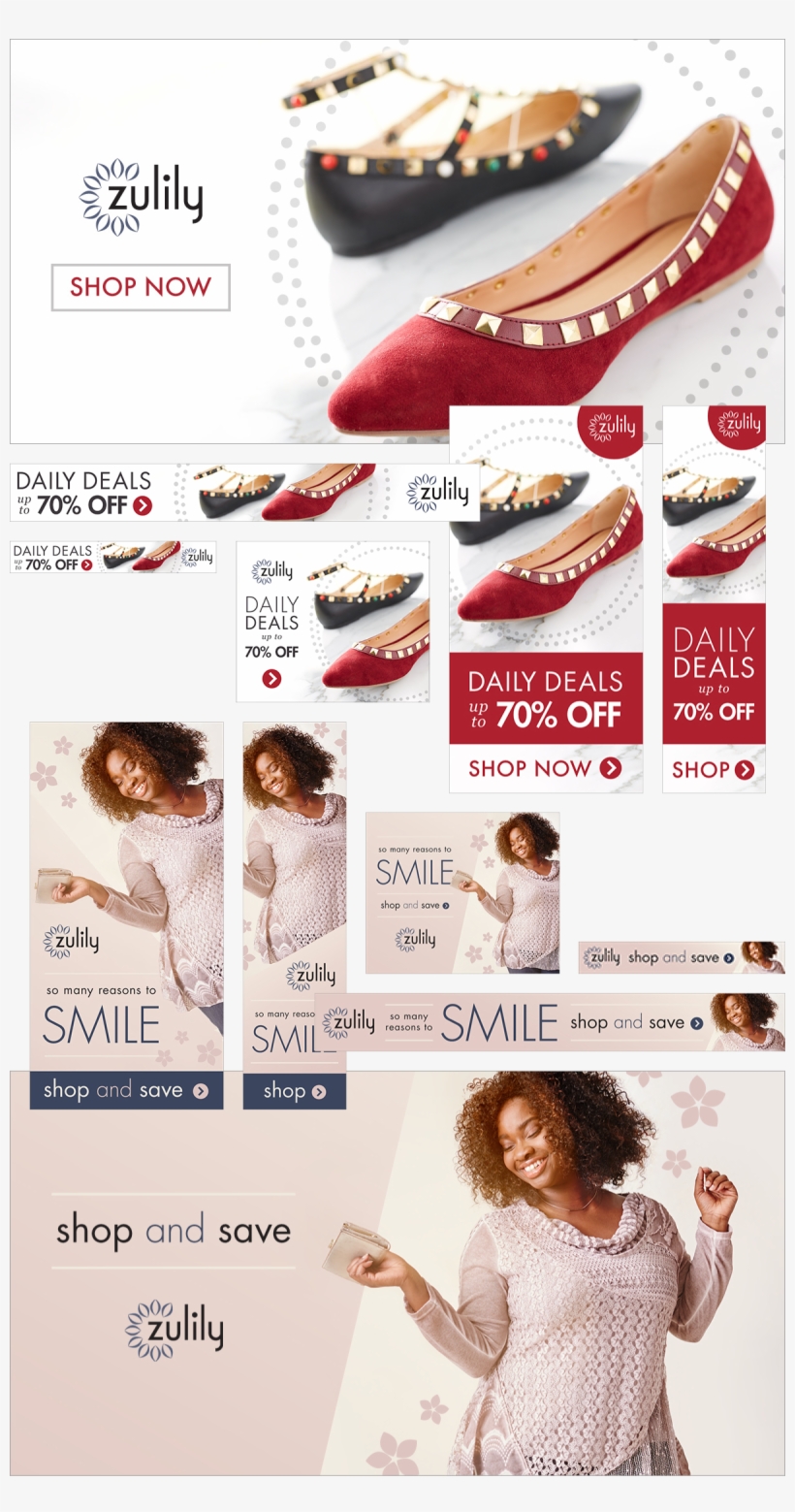 Zulily Banner Ads - Zulily, transparent png download