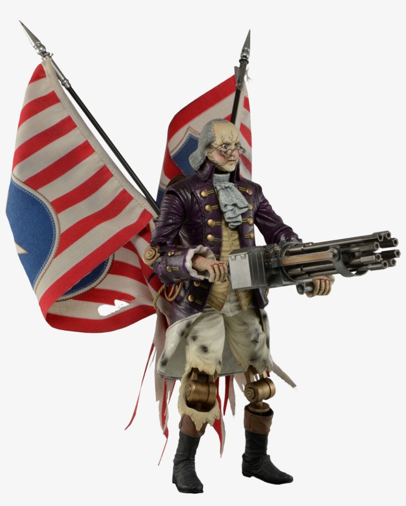 Benjamin Franklin "heavy Hitter" Patriot 9" Action - Ben Franklin Bioshock, transparent png download