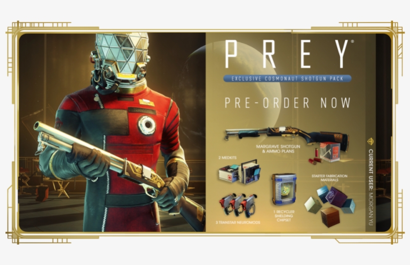 Prey Cosmonaut Shotgun Pack, transparent png download