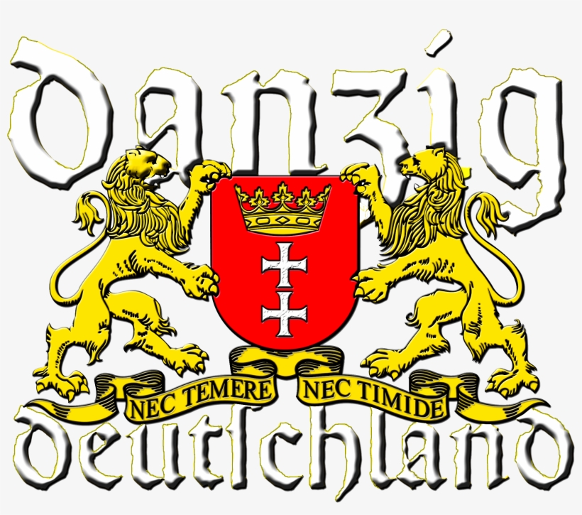 Click For Larger Version - Gdansk Coat Of Arms, transparent png download