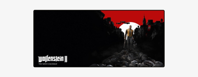Wolfenstein Oversized Mousepad Trail Of The Dead - Art Of Wolfenstein Ii: The New Colossus [book], transparent png download