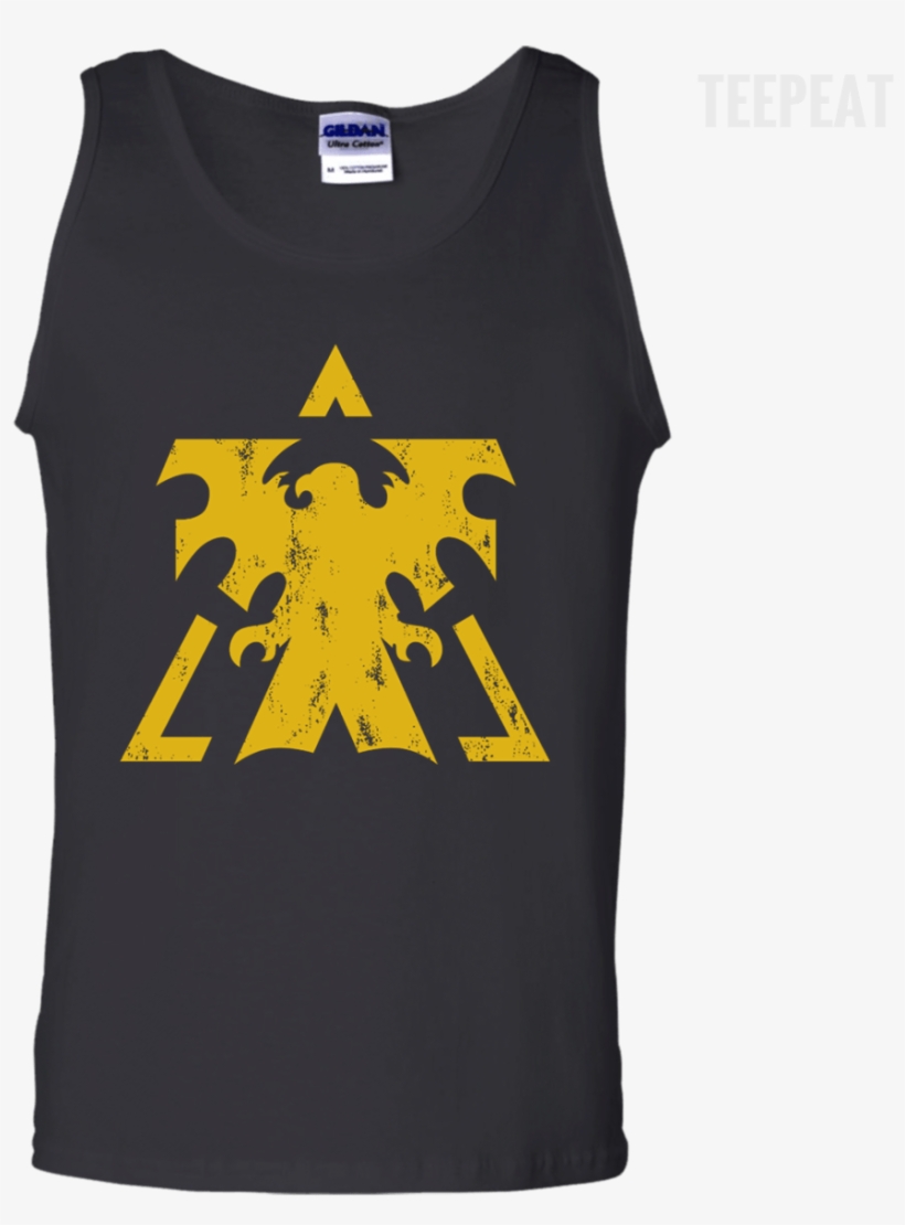 Starcraft Terran Logo Tee Apparel Teepeat - Terran T Shirt, transparent png download