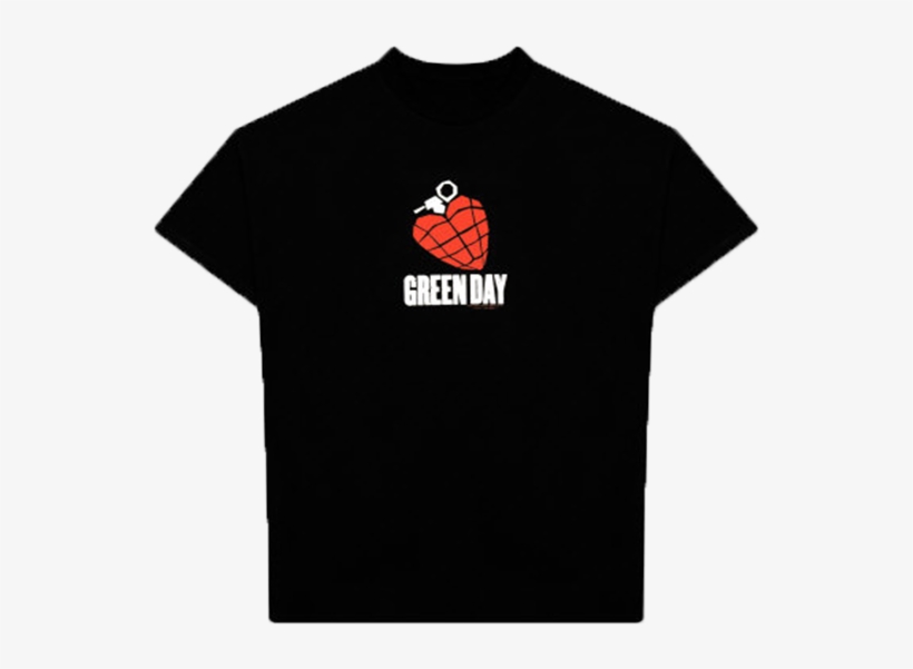 Green-dayheart - Hard Rock Shirt Girl, transparent png download