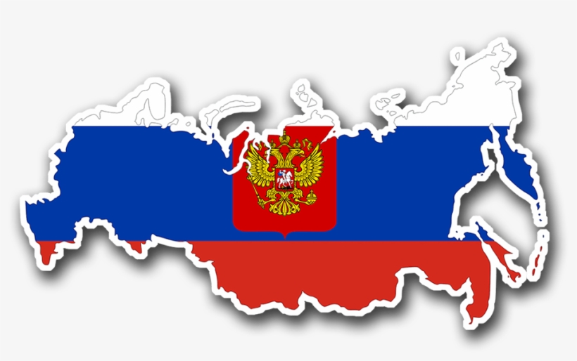 Mother Russia Map - Russian Coat Of Arms, transparent png download