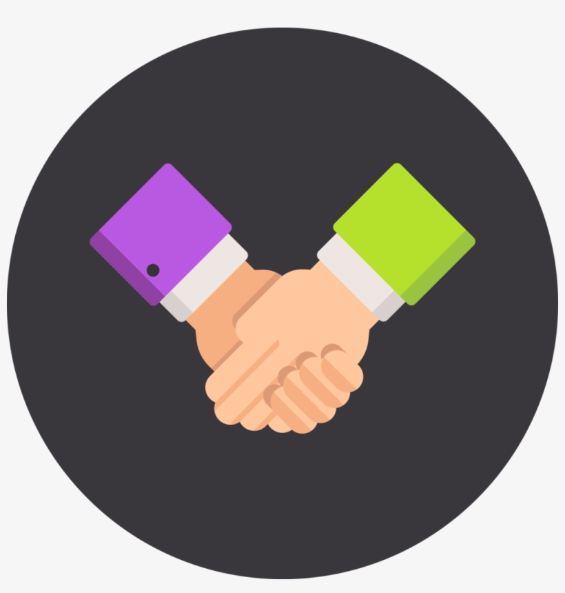 Partnerships Handshake - Ville De Saint Etienne, transparent png download