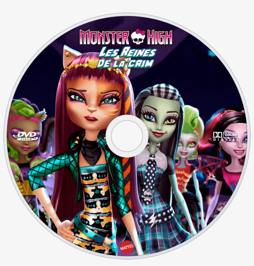 Friday Night Frights Dvd Disc Image - Monster High: Why Do Ghouls Fall In Love? (2011), transparent png download