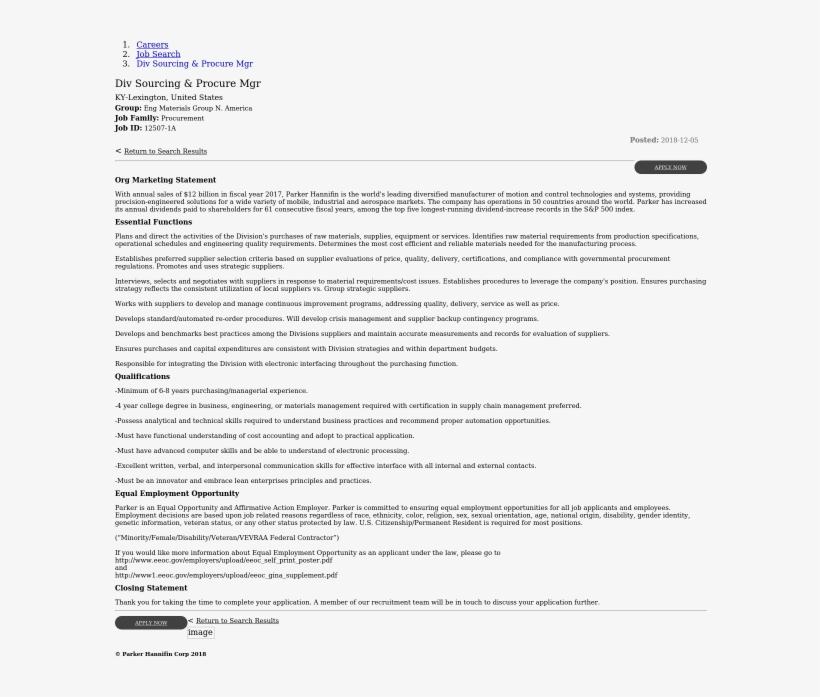 Parker Hannifin - Document, transparent png download