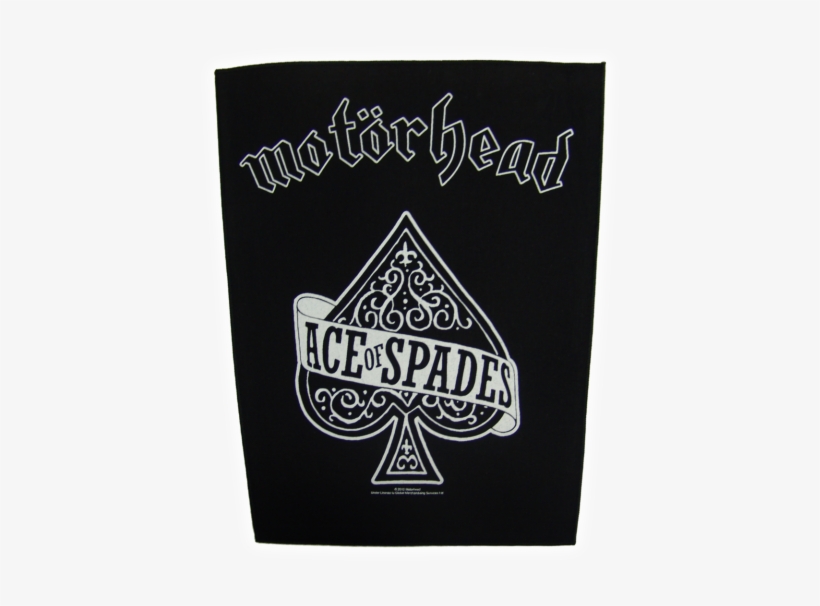 Motörhead "ace Of Spades" Backpatch - Ace Of Spades Motorhead, transparent png download
