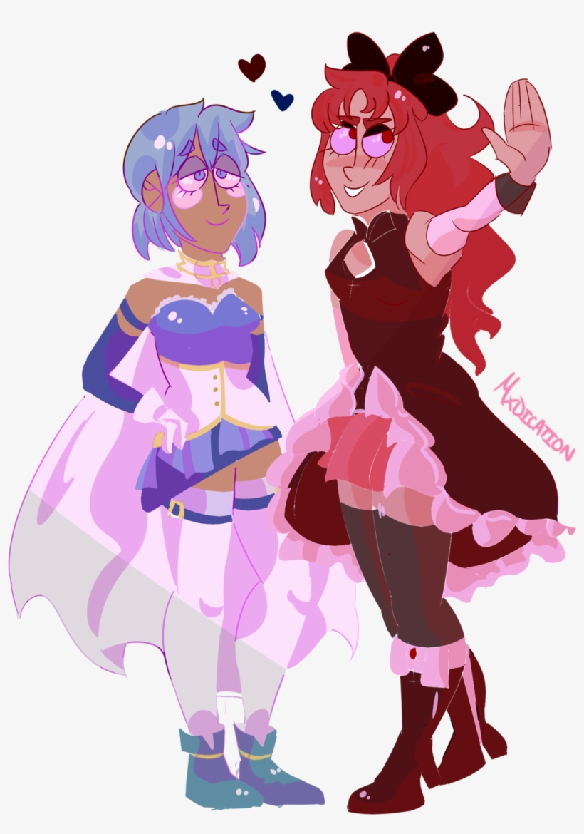 Art Tag Madoka Magica Pmmm Kyosaya Sayaka Miki Kyoko - Tumblr, transparent png download