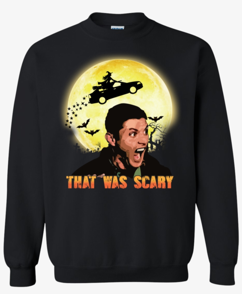That Was Scary Jared Padalecki Halloween Sweatshirt - Yosemite Park T-shirts, transparent png download