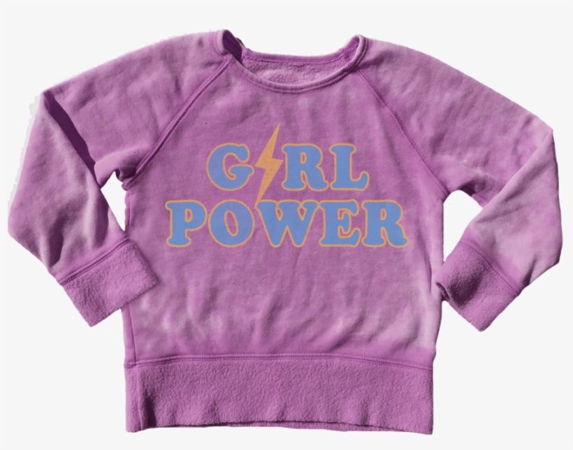 Rowdy Sprout Girl Power Sweatshirt, transparent png download