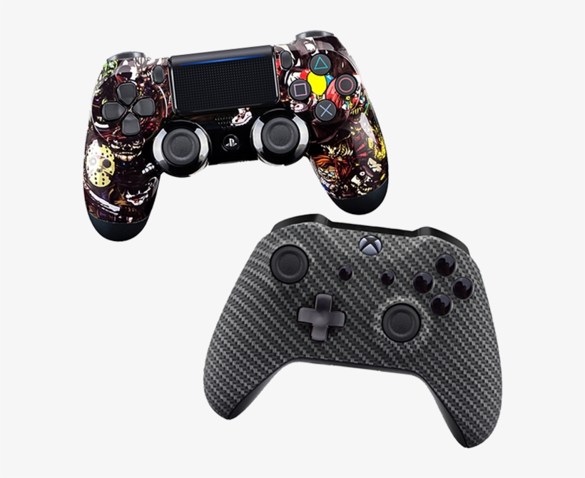 10% Off All Controllers - Modfreakz Front Shell Hydro Dipped Collection - Black, transparent png download