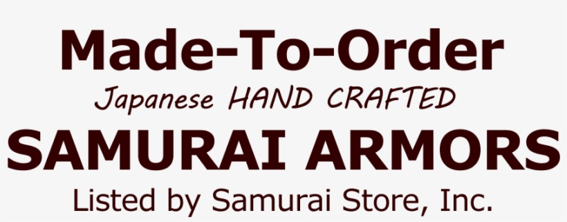 L002 Samurai Armor - Samurai, transparent png download